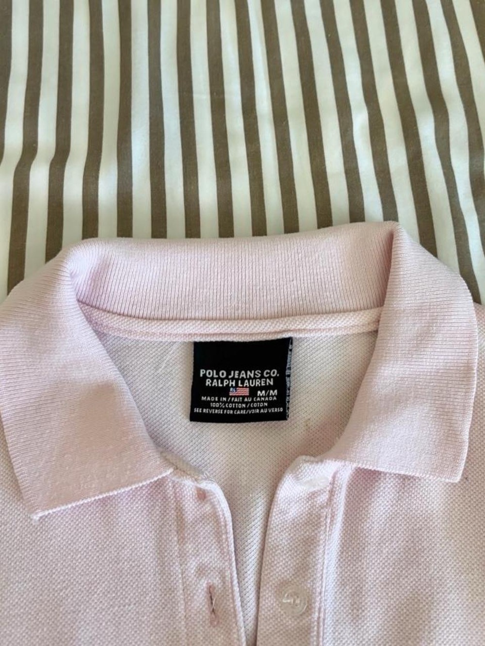 Polo by Ralph Lauren Light Pink Short Sleeve Polo Tee - Picture 4 of 4